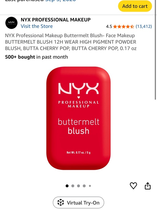 NYX Other - NYX Buttermelt Blush — Cherry Pop Red